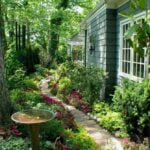 Landscape Ideas for a Ranch Style House Lush backyard with native plants and wide open spaces perfect for ranch style house landscaping ideas